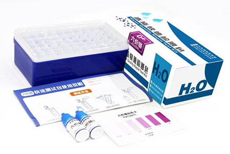 重金屬測試盒六價(jià)鉻鐵鎳鋅銅總鉻測試包快速檢測包